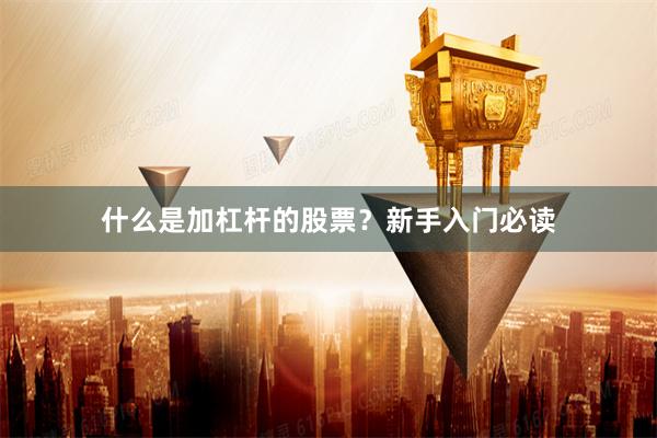什么是加杠杆的股票？新手入门必读
